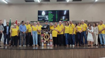 Lions Clube recebe Moção de Aplausos e Congratulações da Câmara Municipal de Passos 